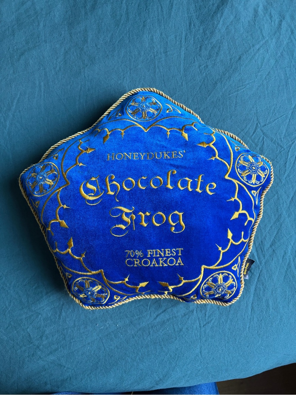 Chocolate Frog Decorative Pillow - Harry Potter - Like New Condition